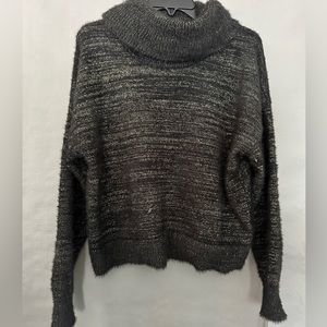 NWT! BCX BLACK/GOLD SHIMMER SWEATER